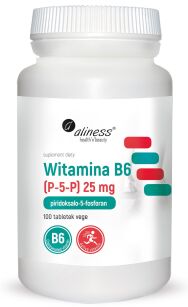 Aliness Witamina B6 (P-5-P) 25 mg | 100 tabletek