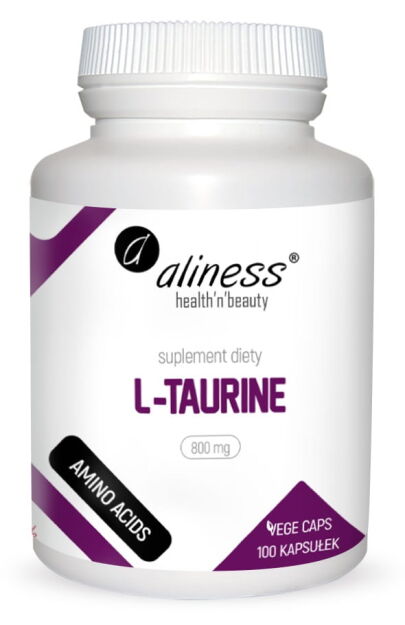 Aliness L-Taurine 800 mg | 100 kapsułek