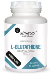 Aliness L-Glutathione reduced 500 mg | 100 kapsułek